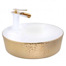 PIERRO BEYAZ GOLD LAVABO